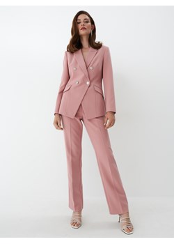 Mohito - Eleganckie spodnie z szeroką nogawką - Różowy ze sklepu Mohito w kategorii Spodnie damskie - zdjęcie 150661240