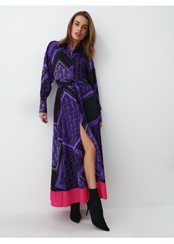 Mohito - Wzorzysta szmizjerka maxi - Fioletowy ze sklepu Mohito w kategorii Sukienki - zdjęcie 150661591