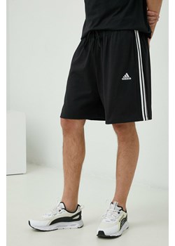 adidas szorty męskie kolor czarny ze sklepu ANSWEAR.com w kategorii Spodenki męskie - zdjęcie 150699014