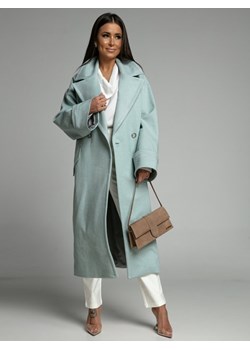 Płaszcz Zuma Niebieski ze sklepu Lisa Mayo w kategorii Płaszcze damskie - zdjęcie 150702642