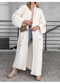 Sweter Aurena Ecru ze sklepu Lisa Mayo w kategorii Swetry damskie - zdjęcie 150702670