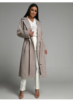 Płaszcz Gomera Brązowy ze sklepu Lisa Mayo w kategorii Płaszcze damskie - zdjęcie 150702744