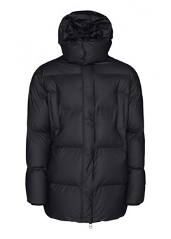 Płaszcz puchowy pikowany uniseks RAINS Hooded Puffer Coat ze sklepu Sportstylestory.com w kategorii Kurtki damskie - zdjęcie 150710580