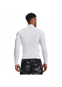 Męski longsleeve treningowy termoaktywny Under Armour UA CG Armour Comp Mock - biały ze sklepu Sportstylestory.com w kategorii T-shirty męskie - zdjęcie 150732411