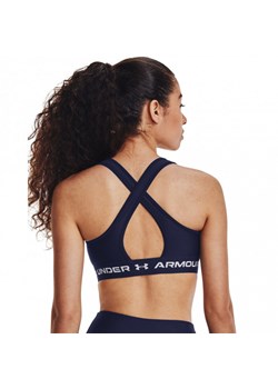 Biustonosz sportowy UNDER ARMOUR UA CROSSBACK MID BRA - granatowy ze sklepu Sportstylestory.com w kategorii Biustonosze - zdjęcie 150748983