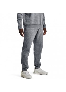 Męskie spodnie dresowe Under Armour UA Essential Fleece Jogger - szare ze sklepu Sportstylestory.com w kategorii Spodnie męskie - zdjęcie 150749594