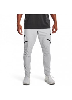 Męskie spodnie treningowe UNDER ARMOUR UA UNSTOPPABLE CARGO PANTS - białe ze sklepu Sportstylestory.com w kategorii Spodnie męskie - zdjęcie 150761394