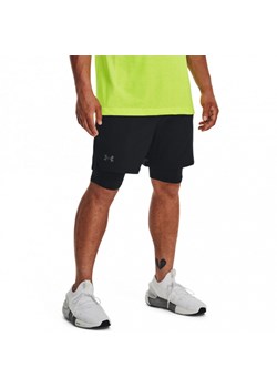 Męskie spodenki treningowe UNDER ARMOUR UA Vanish Woven 2in1 Shorts - czarne ze sklepu Sportstylestory.com w kategorii Spodenki męskie - zdjęcie 150778682
