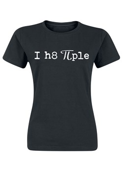 Sprüche - I Hate People - T-Shirt - czarny ze sklepu EMP w kategorii Bluzki damskie - zdjęcie 150798541