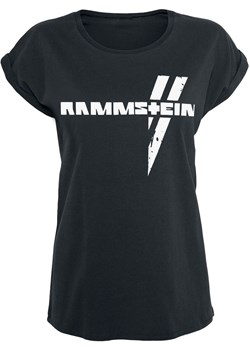 Rammstein - Weiße Balken - T-Shirt - czarny ze sklepu EMP w kategorii Bluzki damskie - zdjęcie 150803832