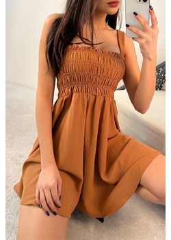Sukienka TALZEA BROWN ze sklepu Ivet Shop w kategorii Sukienki - zdjęcie 150823911