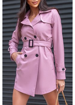 Płaszcz damski SIMOLENA PINK ze sklepu Ivet Shop w kategorii Płaszcze damskie - zdjęcie 150824013