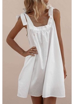 Sukienka VALDIRA WHITE ze sklepu Ivet Shop w kategorii Sukienki - zdjęcie 150824310