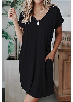 Sukienka OXENIA BLACK ze sklepu Ivet Shop w kategorii Sukienki - zdjęcie 150824343