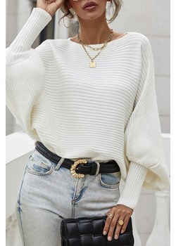 Sweter damski DANEVA WHITE ze sklepu Ivet Shop w kategorii Swetry damskie - zdjęcie 150825033