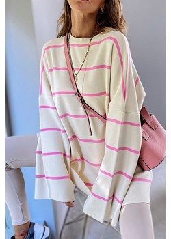 Sweter damski RUMPELA PINK ze sklepu Ivet Shop w kategorii Swetry damskie - zdjęcie 150825192