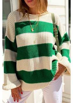 Sweter damski KAFELDA GREEN ze sklepu Ivet Shop w kategorii Swetry damskie - zdjęcie 150825274