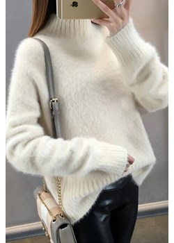 Sweter damski GONERSA ECRU ze sklepu Ivet Shop w kategorii Swetry damskie - zdjęcie 150825374