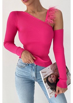 Bluzka damska RIGITA FUCHSIA ze sklepu Ivet Shop w kategorii Bluzki damskie - zdjęcie 150825752