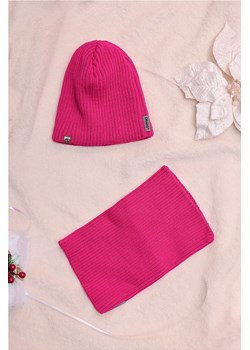 Komplet - czapka i szalik NIKEY FUCHSIA ze sklepu Ivet Shop w kategorii Czapki dziecięce - zdjęcie 150826572
