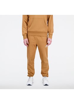 Spodnie męskie New Balance MP31539TOB – brązowe ze sklepu New Balance Poland w kategorii Spodnie męskie - zdjęcie 150856271