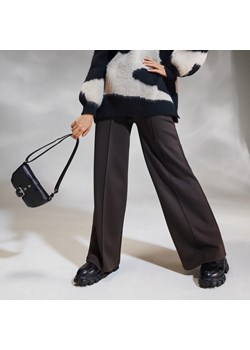 Sinsay - Spodnie wide leg high waist - Brązowy ze sklepu Sinsay w kategorii Spodnie damskie - zdjęcie 150869133