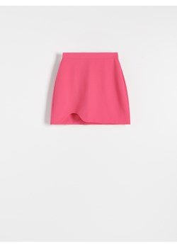 Reserved - Spódnica mini z wycięciem - Różowy ze sklepu Reserved w kategorii Spódnice - zdjęcie 150874414