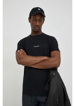 Les Deux t-shirt bawełniany kolor czarny z nadrukiem ze sklepu ANSWEAR.com w kategorii T-shirty męskie - zdjęcie 150876863