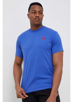 Marmot t-shirt Peaks Tee męski kolor niebieski melanżowy ze sklepu ANSWEAR.com w kategorii T-shirty męskie - zdjęcie 150877850