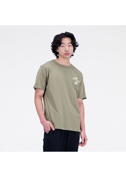 Koszulka męska New Balance MT31518CGN – zielona ze sklepu New Balance Poland w kategorii T-shirty męskie - zdjęcie 150881433