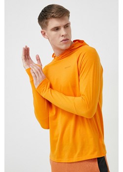 Marmot bluza sportowa Crossover kolor pomarańczowy z kapturem gładka ze sklepu ANSWEAR.com w kategorii Bluzy męskie - zdjęcie 150901834