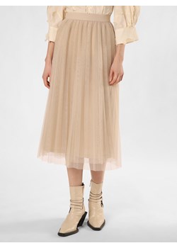 More & More Spódnica damska Kobiety Sztuczne włókno beżowy jednolity ze sklepu vangraaf w kategorii Spódnice - zdjęcie 150906512