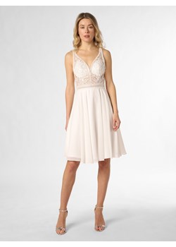 Luxuar Fashion Damska sukienka wieczorowa Kobiety Sztuczne włókno écru jednolity ze sklepu vangraaf w kategorii Sukienki - zdjęcie 150906612