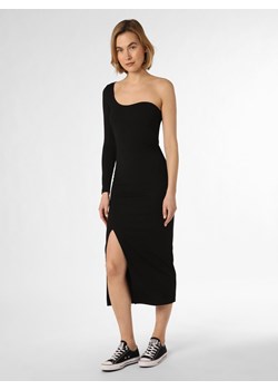 NA-KD Sukienka damska Kobiety Sztuczne włókno czarny jednolity ze sklepu vangraaf w kategorii Sukienki - zdjęcie 150906654