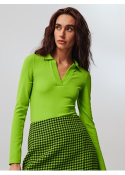 Sinsay - Body w prążki - Zielony ze sklepu Sinsay w kategorii Bluzki damskie - zdjęcie 150914742