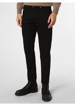 HUGO Jeansy  Mężczyźni Bawełna czarny jednolity ze sklepu vangraaf w kategorii Jeansy męskie - zdjęcie 150954161