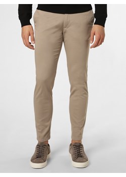 Drykorn Spodnie Mężczyźni Bawełna beżowy jednolity ze sklepu vangraaf w kategorii Spodnie męskie - zdjęcie 150954190