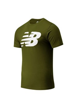 Koszulka New Balance MT03919ARG - zielona ze sklepu streetstyle24.pl w kategorii T-shirty męskie - zdjęcie 150954612