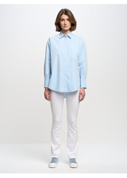 Koszula damska oversize niebieska Lamesa 400 ze sklepu Big Star w kategorii Koszule damskie - zdjęcie 150957943