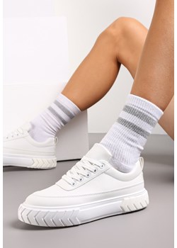 Białe Sneakersy Aegippe ze sklepu renee.pl w kategorii Buty sportowe damskie - zdjęcie 150967100