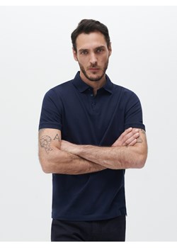 Reserved - Koszulka polo regular - granatowy ze sklepu Reserved w kategorii T-shirty męskie - zdjęcie 151017582
