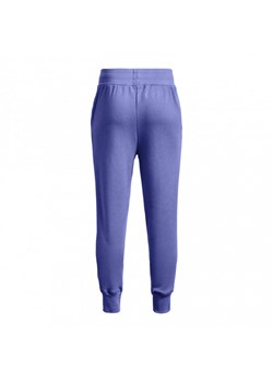 Dziewczęce spodnie treningowe UNDER ARMOUR Rival Fleece LU Joggers - niebieskie ze sklepu Sportstylestory.com w kategorii Spodnie damskie - zdjęcie 151030042