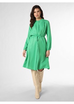 comma Sukienka damska Kobiety Lyocell zielony jednolity ze sklepu vangraaf w kategorii Sukienki - zdjęcie 151055740
