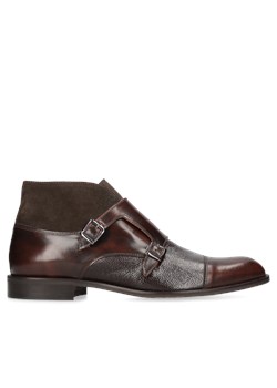 Męskie, eleganckie trzewiki ze skóry Tomy II, Konopka Shoes ze sklepu Konopka Shoes w kategorii Buty zimowe męskie - zdjęcie 151066654