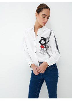 Mohito - Koszula z Myszką Miki - Biały ze sklepu Mohito w kategorii Koszule damskie - zdjęcie 151069793