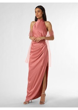 Unique Damska sukienka wieczorowa z etolą Kobiety Satyna brudny róż jednolity ze sklepu vangraaf w kategorii Sukienki - zdjęcie 151084853