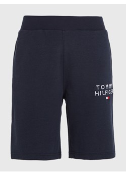 Spodnie dresowe męskie krótkie Tommy Hilfiger granatowe UM0UM02881 ze sklepu piubiu_pl w kategorii Spodenki męskie - zdjęcie 151087523