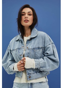 Kurtka jeansowa oversize ze sklepu Moodo.pl w kategorii Kurtki damskie - zdjęcie 151092823
