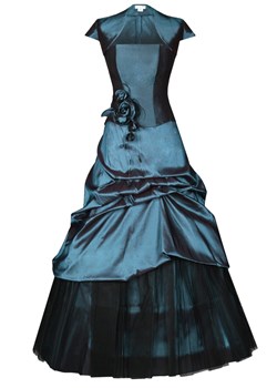 Sukienka FSU038 NIEBIESKI MORSKI ze sklepu fokus.pl w kategorii Sukienki - zdjęcie 151138081