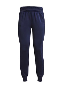 Under Armour Spodnie dresowe w kolorze granatowym ze sklepu Limango Polska w kategorii Spodnie damskie - zdjęcie 151144244
